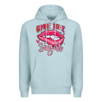Blue Mist gimme some sugar Premium Hoodie - MaliasSmallBusiness