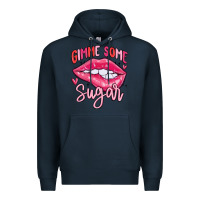 Navy gimme some sugar Premium Hoodie - MaliasSmallBusiness