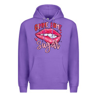 Purple gimme some sugar Premium Hoodie - MaliasSmallBusiness