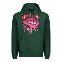 Sports Green gimme some sugar Premium Hoodie - MaliasSmallBusiness