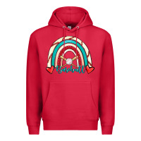 Cardinal Baseball Rainbow Premium Hoodie - RanaPortraitStore