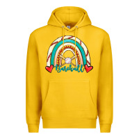 Lemon Baseball Rainbow Premium Hoodie - RanaPortraitStore