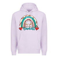 Lilac Baseball Rainbow Premium Hoodie - RanaPortraitStore
