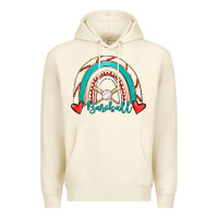 Sandshell Baseball Rainbow Premium Hoodie - RanaPortraitStore