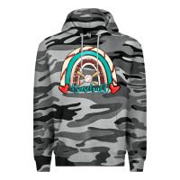 Slate Camo Baseball Rainbow Premium Hoodie - RanaPortraitStore