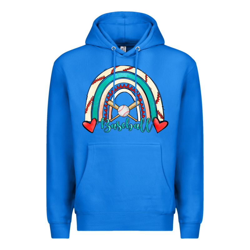 Baseball Rainbow Premium Hoodie by RanaPortraitStore | Teevron