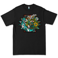 Black aztec moon Premium Tee - SublimationCraftShop