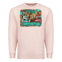 Pale Pink merry christmas Premium Sweatshirt - JahusDesignShop