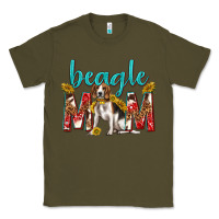 Army Green western beagle mom Classic Tee - texasbilliewilder