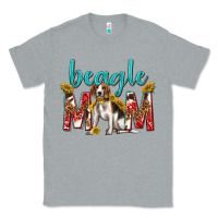 Heather Grey western beagle mom Classic Tee - texasbilliewilder