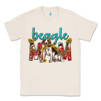 Natural western beagle mom Classic Tee - texasbilliewilder