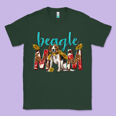 Western Beagle Mom Classic Tee Designed By Texasbilliewilder