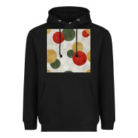 Black christmas points seamless pattern Heavyweight Hoodie - BundleAndBundleShop