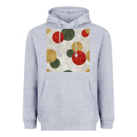Heather Grey christmas points seamless pattern Heavyweight Hoodie - BundleAndBundleShop