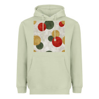 Matcha christmas points seamless pattern Heavyweight Hoodie - BundleAndBundleShop