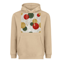 Mushroom christmas points seamless pattern Heavyweight Hoodie - BundleAndBundleShop