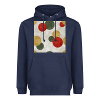 Navy christmas points seamless pattern Heavyweight Hoodie - BundleAndBundleShop