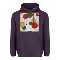 Plum christmas points seamless pattern Heavyweight Hoodie - BundleAndBundleShop