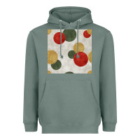 Sage christmas points seamless pattern Heavyweight Hoodie - BundleAndBundleShop