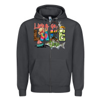 Smoke living on lake time Zipper Hoodie - Zillion Design Studio