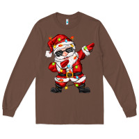 Chestnut dabbing santa with christmas lights Long Sleeve Tee - Zillion Design Studio