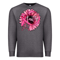 Charcoal Heather sunflower faith Premium Sweatshirt - JahusDesignShop