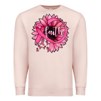 Pale Pink sunflower faith Premium Sweatshirt - JahusDesignShop