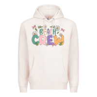 Pale Pink beach crew Premium Hoodie - MaliasSmallBusiness