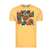 Vintage Mustard football smiley face Vintage Tee - BarkalooDesign