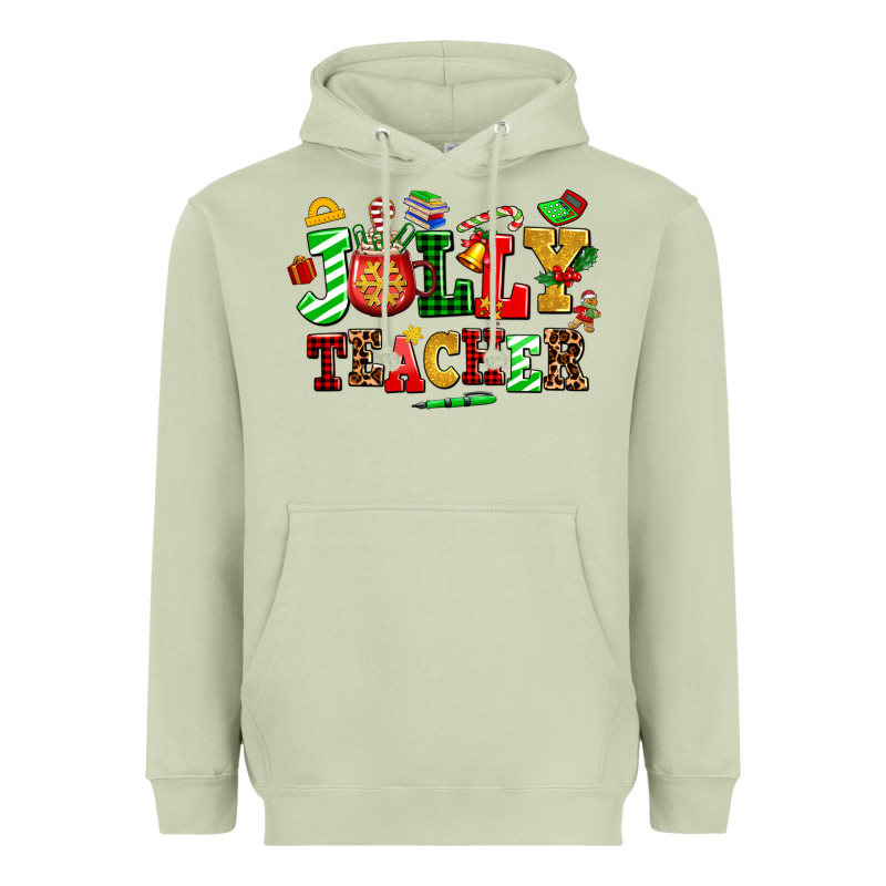 Jolly Teacher Heavyweight Hoodie by AdoDesignShop | Teevron