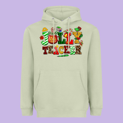 Jolly Teacher Heavyweight Hoodie Designed By Adodesignshop