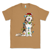 Toasted Coconut husky with christmas lights Classic Tee - RanaPortraitStore