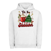 'tis The Season With Christmas Tree And Hot Cocoa Urban Hoodie | Teevron