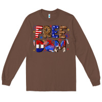 Chestnut fourth of july freedom Long Sleeve Tee - texasbilliewilder