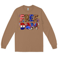 Toasted Coconut fourth of july freedom Long Sleeve Tee - texasbilliewilder