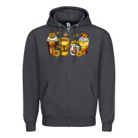Smoke butterfly coffee cups Zipper Hoodie - Zillion Design Studio