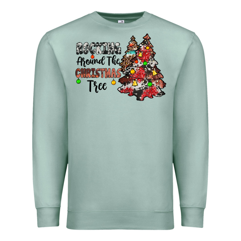 Rocking Around The Christmas Tree Premium Sweatshirt by JahusDesignShop | Teevron