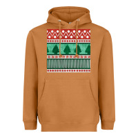 Meerkat christmas trees hand drawn seamless pattern Heavyweight Hoodie - BundleAndBundleShop