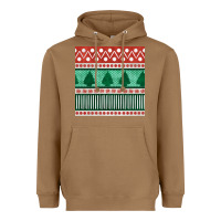 Toasted Coconut christmas trees hand drawn seamless pattern Heavyweight Hoodie - BundleAndBundleShop