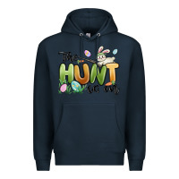 Navy the hunt is on Premium Hoodie - MaliasSmallBusiness