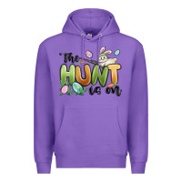 Purple the hunt is on Premium Hoodie - MaliasSmallBusiness