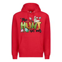 Red the hunt is on Premium Hoodie - MaliasSmallBusiness