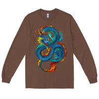 Chestnut blue dragon Long Sleeve Tee - RanaPortraitStore