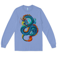 Colony Blue blue dragon Long Sleeve Tee - RanaPortraitStore
