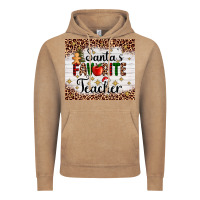 Vintage Coffee santa's favorite teacher Vintage Hoodie - AdoDesignShop