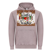 Vintage Zinc santa's favorite teacher Vintage Hoodie - AdoDesignShop