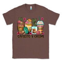 Chestnut cafecito y chisme coffee cups Classic Tee - Zillion Design Studio