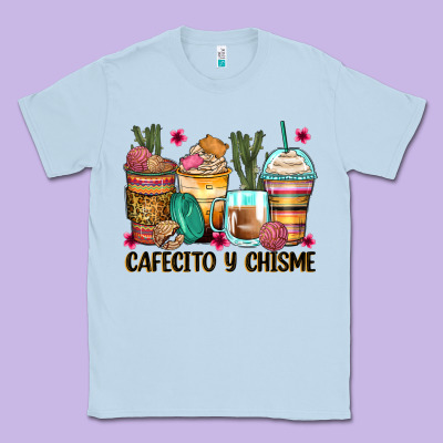 Cafecito Y Chisme Coffee Cups Classic Tee Designed By Zillion Design Studio