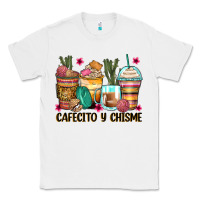 White cafecito y chisme coffee cups Classic Tee - Zillion Design Studio