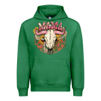 Emerald bullskull mama Urban Hoodie - NancyCooperArtShop